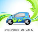 little green car