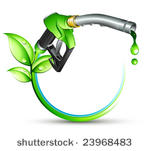 green gas pump nozzle