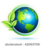  green earth with leaves