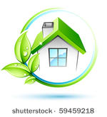 green house and leaves