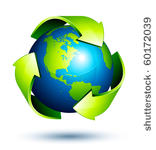 recycle arrows earth