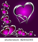 a purple hearts valentines day...