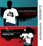 woman's and man's t shirt. all...