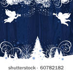 christmas angels. all elements...