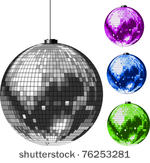 disco ball. all elements and...