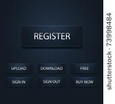 vector premium web buttons.