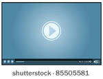 blue video player for web