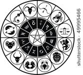  zodiac sign vector