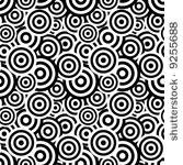 retro black and white seamless...