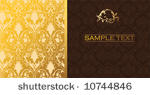 elegant gold and burgundy...