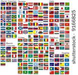 the national flags of all...