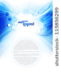 abstract blue background with...