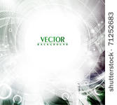 abstract grey tech card with...