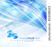 abstract blue background with a ...