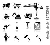 icons set construction