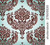seamless damask floral...