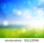vector blurry summer view with...