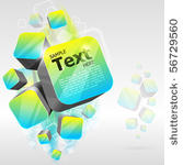 3d bright abstract background   ...