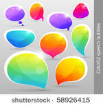 vector bubbles for speech