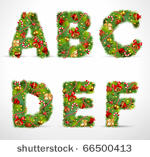 abcdef  vector christmas tree...