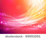 abstract wave with warm colors...