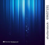blue ocean from underwater with ...