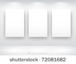 gallery interior with empty...