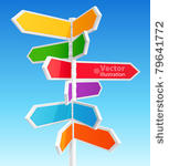 direction road signs     arrows ...