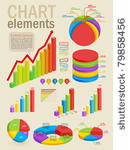infographic set with colorful...