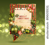 christmas vintage bubble with...