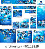 collection of christmas banners ...