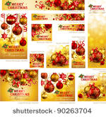 collection of christmas banners ...