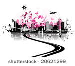 cityscape background  urban art