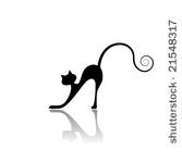 black cat silhouette for your...