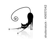 black cat silhouette for your...
