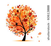 beautiful autumn tree for your...