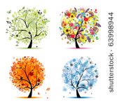 four seasons   spring  summer ...