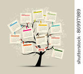 calendar tree 2012 for your...