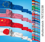 set of world flags. high...
