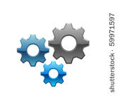 isolated vector gears