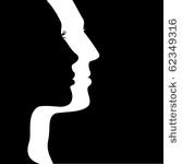 face man and woman