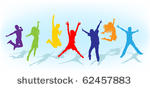 vector background of kids...