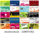 collection business cards ...
