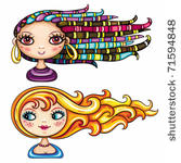 2 cool hair styles on beautiful ...