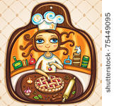 colorful illustration in the...