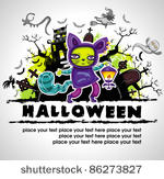 spooky halloween composition 2