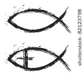 christian religion symbol fish...