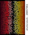 abstract yellow and red dots...