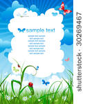 summer meadow background