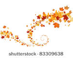 swirl of leaves